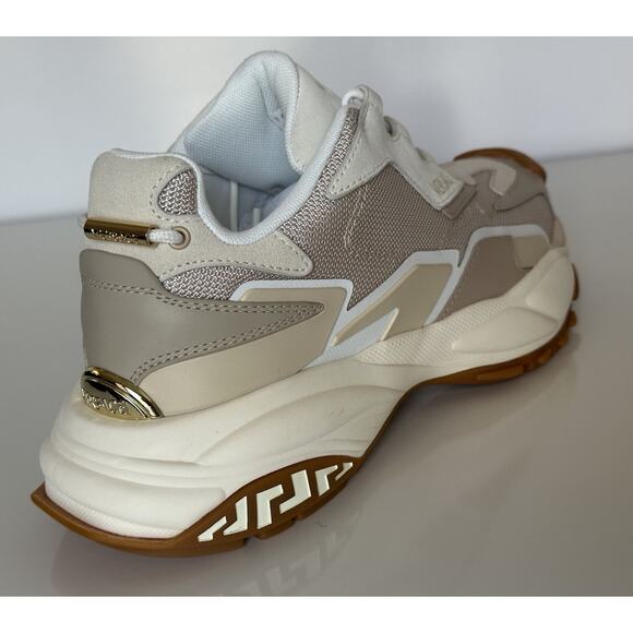 Versace Mercury Women’s White/Beige Sneakers 9 US (39 Euro) 1016318 NIB $890 - Picture 10 of 16